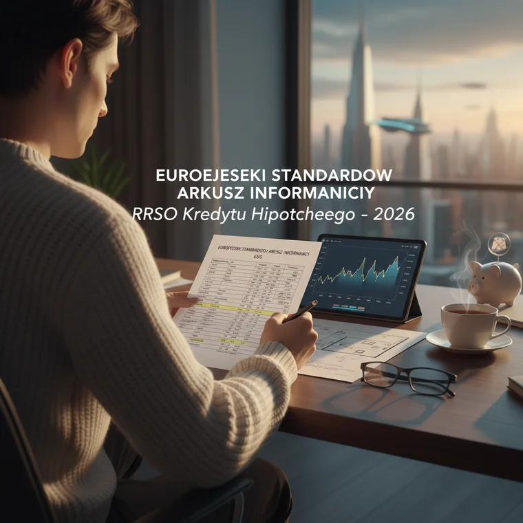 Zestawienie ofert banków z RRSO kredytu hipotecznego, tabelą kosztów i porównaniem prowizji oraz ubezpieczeń