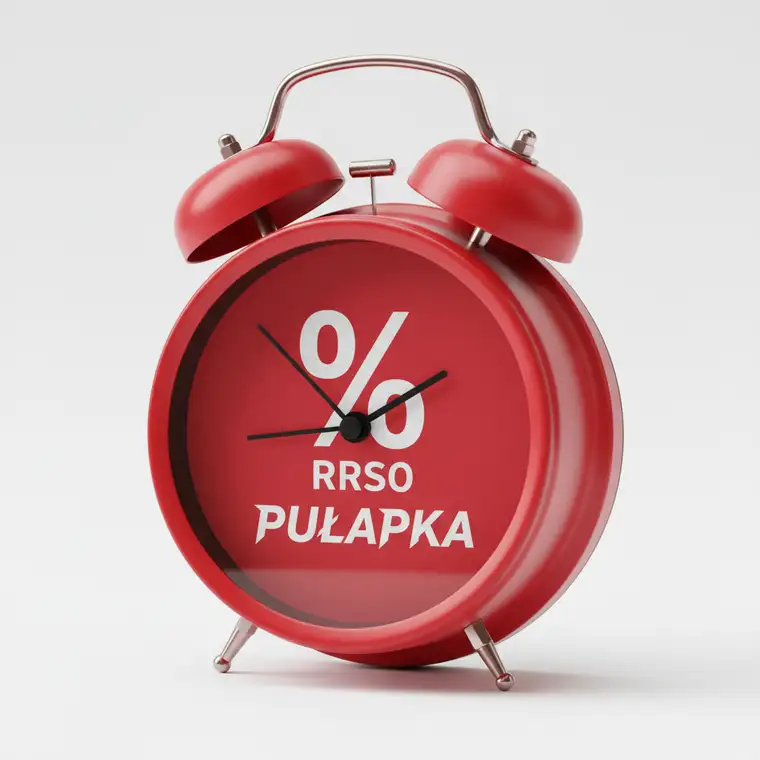 Mężczyzna analizuje umowę kredytu gotówkowego dla zadłużonych, porównując RRSO na ekranie laptopa, by uniknąć drapieżnej oferty i pułapki zadłużenia