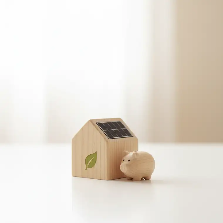 Młode małżeństwo analizuje kredyt hipoteczny z dopłatą ekologiczną w 2026 przy projekcie energooszczędnego domu