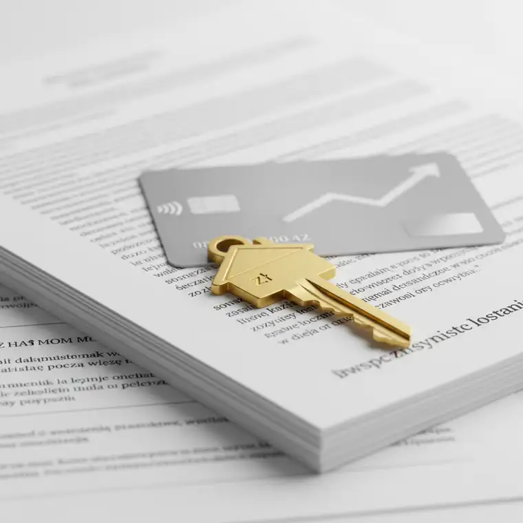 Młoda osoba na umowie zleceniu powyżej 12 miesięcy analizuje swoją zdolność kredytową, planując kredyt hipoteczny w banku