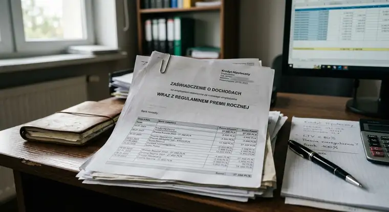 Jak banki oceniają zdolność kredytową przy nieregularnych premiach rocznych